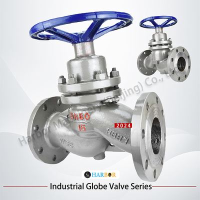Flanged Connection Plunger Globe Valve voor stoom DN15-DN250 Gegooid staal US41M-16C