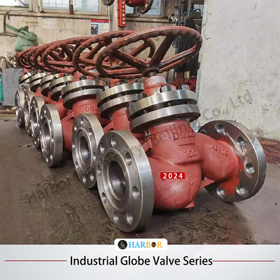 Flanged Connection Plunger Globe Valve voor stoom DN15-DN250 Gegooid staal US41M-16C
