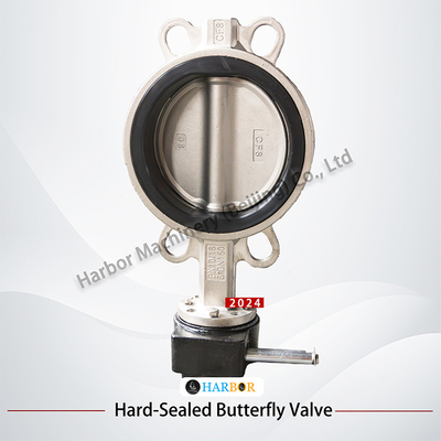 NBR EPDM Soft Seal 304 roestvrij staal Handmatig Turbine Handle Butterfly Valve D71X-10/16P