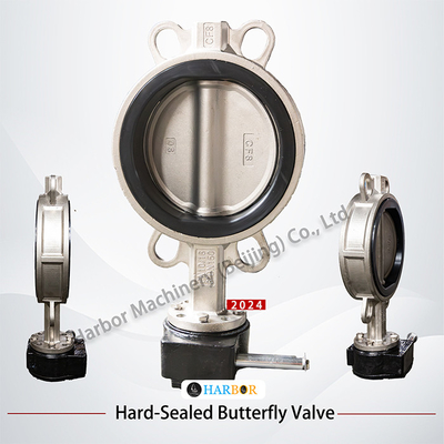 NBR EPDM Soft Seal 304 roestvrij staal Handmatig Turbine Handle Butterfly Valve D71X-10/16P