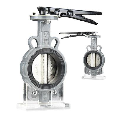 s van D71X-16C Soft Seal Butterfly Valve met WCB-carrosserie-materiaal en waferverbinding