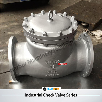 Roestvrij staal DN15-DN300 Water-olie-gas-medium-flanged swing check valve H44H-150LB