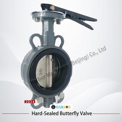 s van D71X-16C Soft Seal Butterfly Valve met WCB-carrosserie-materiaal en waferverbinding