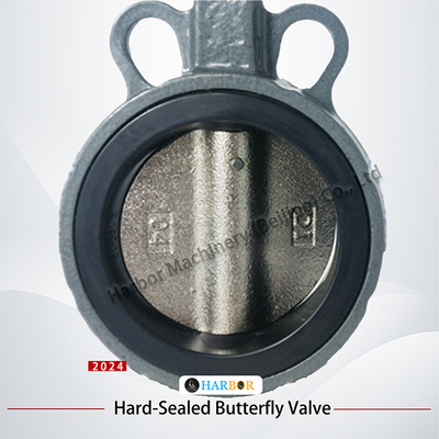 s van D71X-16C Soft Seal Butterfly Valve met WCB-carrosserie-materiaal en waferverbinding