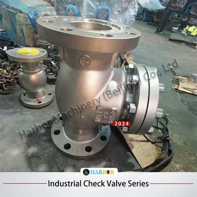 Roestvrij staal DN15-DN300 Water-olie-gas-medium-flanged swing check valve H44H-150LB