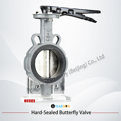 s van D71X-16C Soft Seal Butterfly Valve met WCB-carrosserie-materiaal en waferverbinding