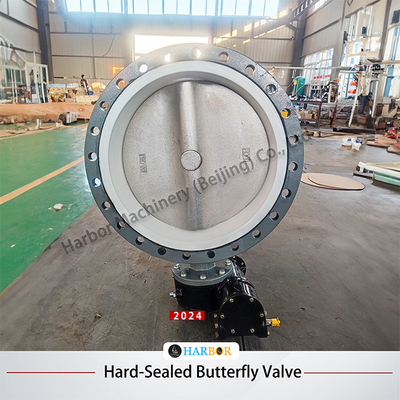 Volledig bekleed WCB Wafer Butterfly Valve D71F4-16C met dubbele werking